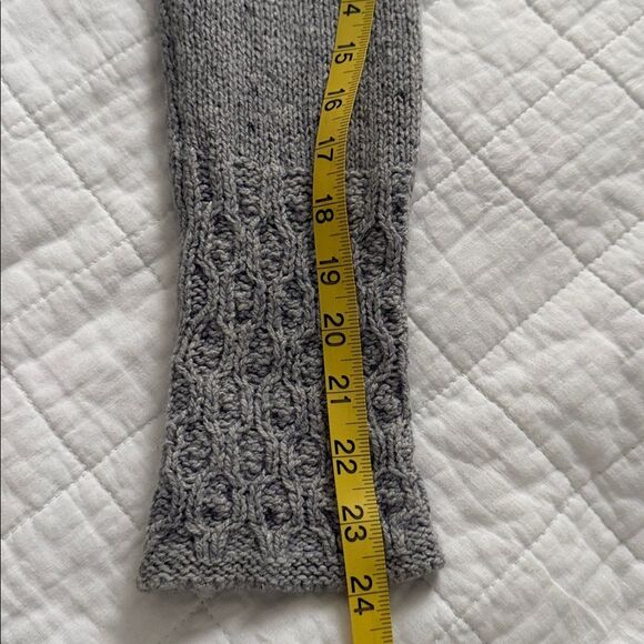 IrelandsEye Dublin Wool Cashmere Silk Cardigan Gray Women’s Made in Ireland Sz.S - Picture 12 of 12